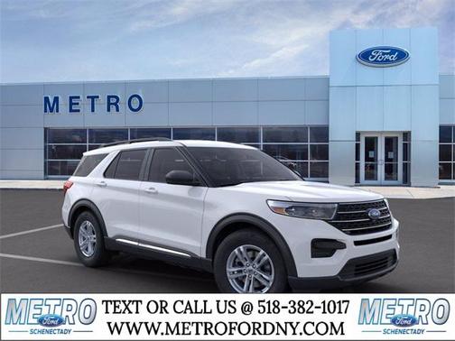 Oxford White 2021 Ford Explorer XLT