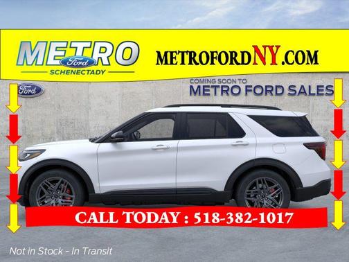 White 2026 Ford Explorer ST