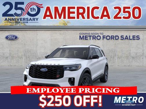 White 2026 Ford Explorer ST