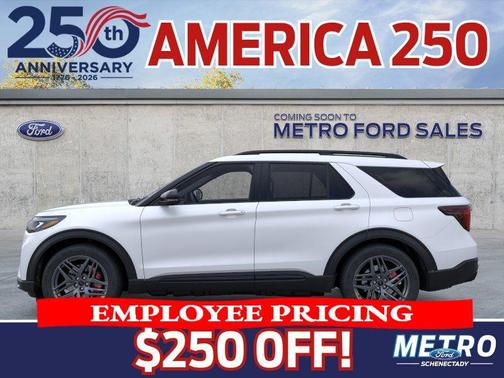White 2026 Ford Explorer ST