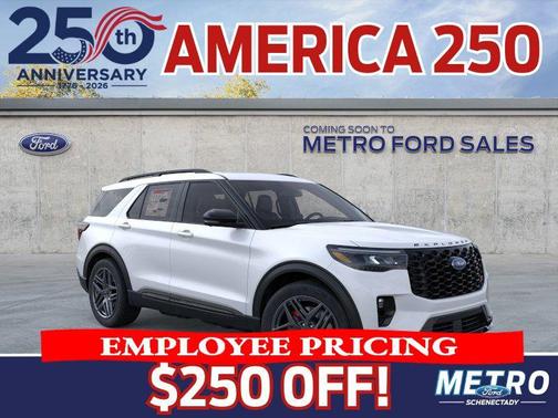 White 2026 Ford Explorer ST