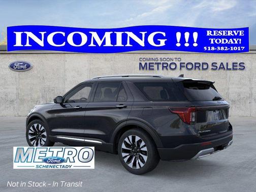 Black 2026 Ford Explorer Platinum