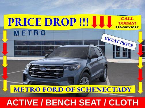 Vapor Blue Metallic 2026 Ford Explorer Active