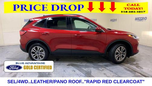 Rapid Red Metallic Tinted Clearcoat 2022 Ford Escape SEL