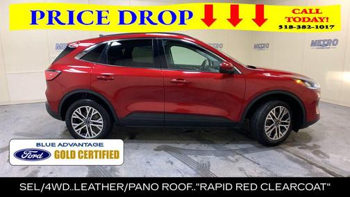 Red Metallic 2022 Ford Escape SEL