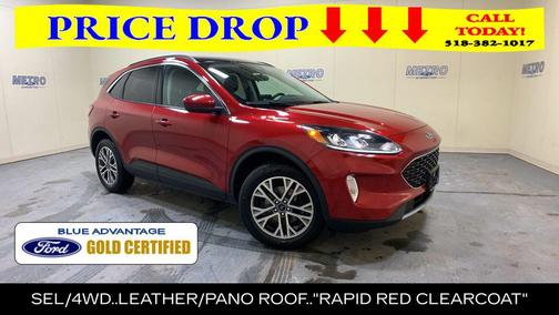 Red Metallic 2022 Ford Escape SEL