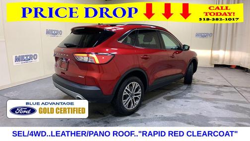 Rapid Red Metallic Tinted Clearcoat 2022 Ford Escape SEL