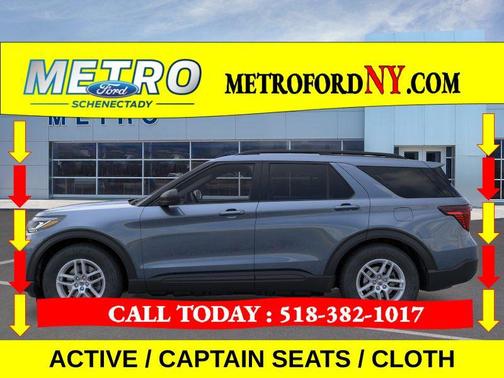 Vapor Blue Metallic 2026 Ford Explorer Active