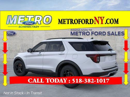 White 2026 Ford Explorer Tremor