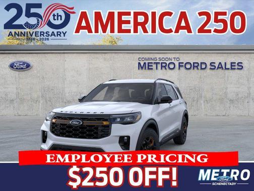 White 2026 Ford Explorer Tremor