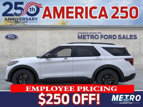White 2026 Ford Explorer Tremor