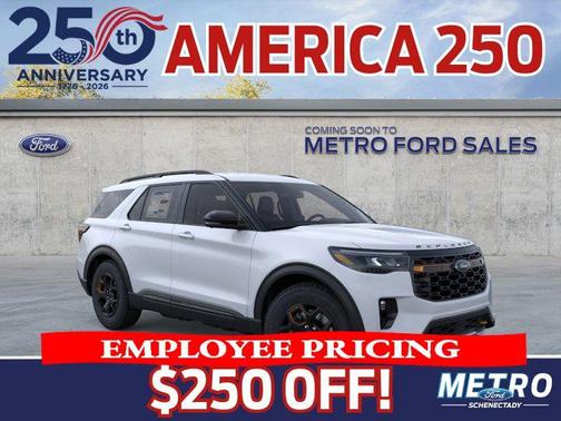 White 2026 Ford Explorer Tremor