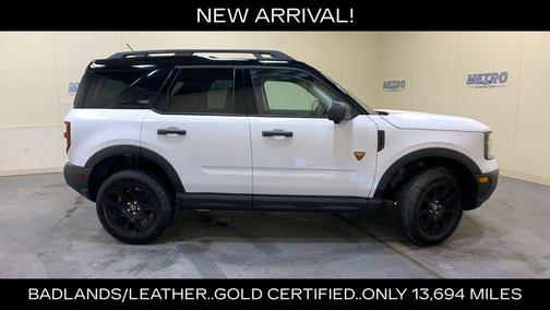 Oxford White 2025 Ford Bronco Sport Badlands
