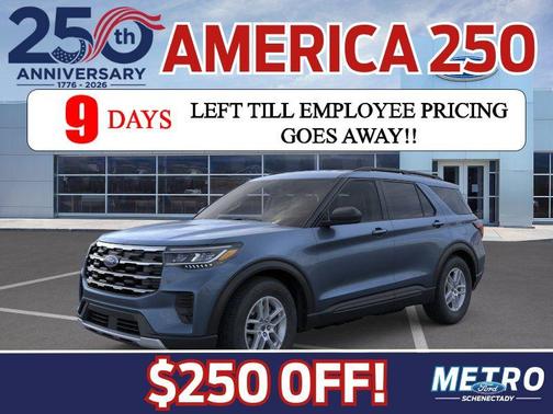 Vapor Blue Metallic 2026 Ford Explorer Active