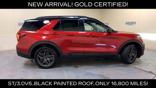 Red Metallic 2025 Ford Explorer ST