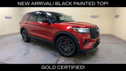 Red Metallic 2025 Ford Explorer ST