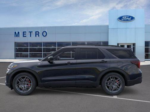 Agate Black Metallic 2026 Ford Explorer ST-Line