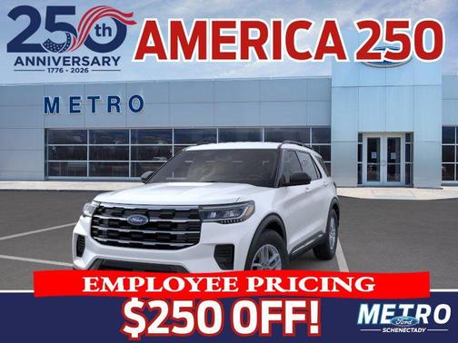 White Metallic 2025 Ford Explorer Active