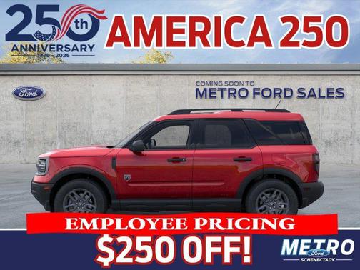 Ruby Red Metallic Tinted Clearcoat 2026 Ford Bronco Sport Big Bend