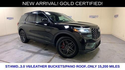 Black Metallic 2025 Ford Explorer ST