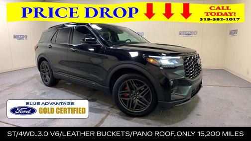 Black Metallic 2025 Ford Explorer ST