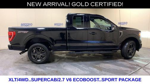 Agate Black Metallic 2022 Ford F-150 XLT