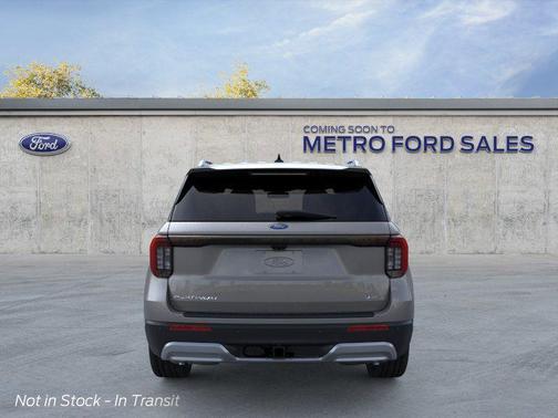 Gray 2026 Ford Explorer Platinum