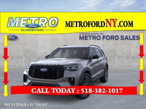 Gray 2026 Ford Explorer ST-Line