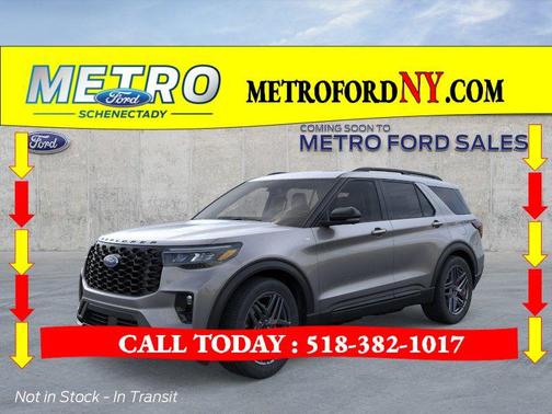 Gray 2026 Ford Explorer ST-Line