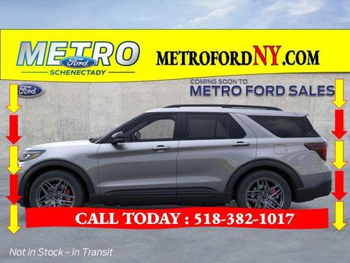 Gray 2026 Ford Explorer ST-Line