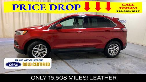 Red Metallic 2024 Ford Edge SEL