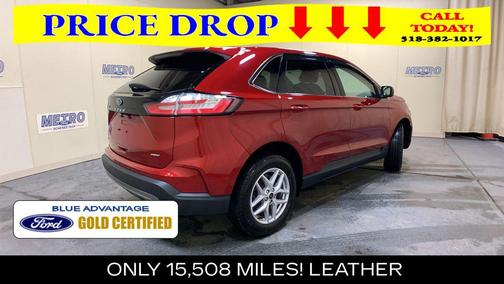 Red Metallic 2024 Ford Edge SEL