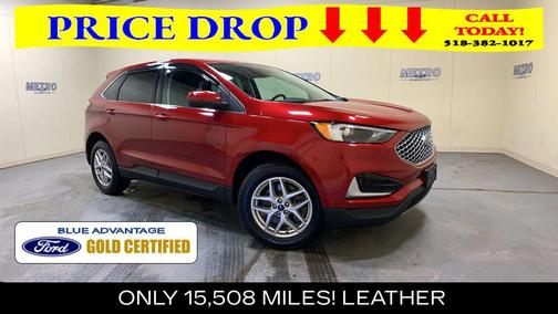 Red Metallic 2024 Ford Edge SEL
