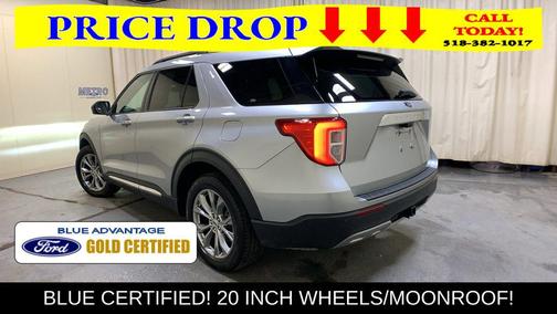 Silver Metallic 2022 Ford Explorer XLT