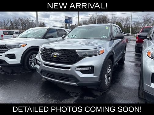 Silver Metallic 2022 Ford Explorer XLT