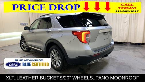 Silver Metallic 2022 Ford Explorer XLT