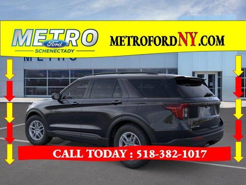 Black Metallic 2026 Ford Explorer Active