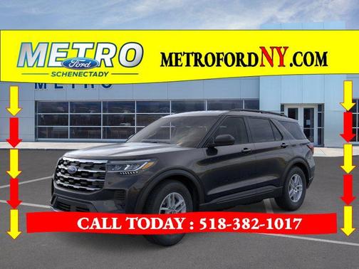 Black Metallic 2026 Ford Explorer Active