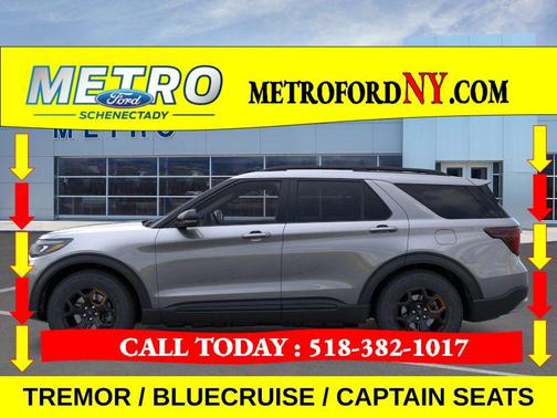 Carbonized Gray Metallic 2026 Ford Explorer Tremor