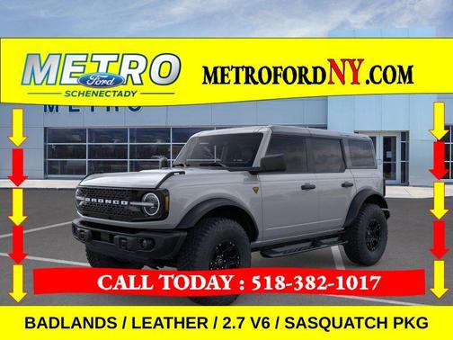 Avalanche Gray 2026 Ford Bronco Badlands