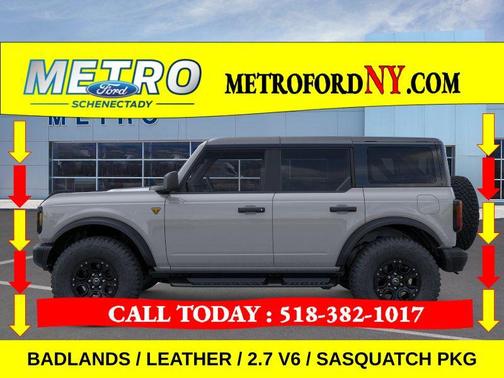 Avalanche Gray 2026 Ford Bronco Badlands