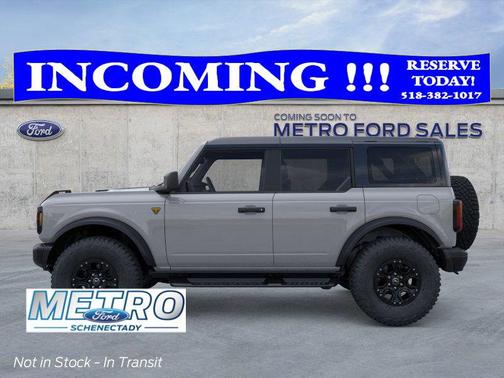 Avalanche Gray 2026 Ford Bronco Badlands
