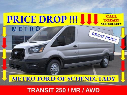 Ingot Silver Metallic 2026 Ford Transit-250 Base