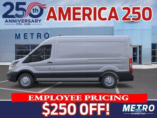 Ingot Silver Metallic 2026 Ford Transit-250 Base