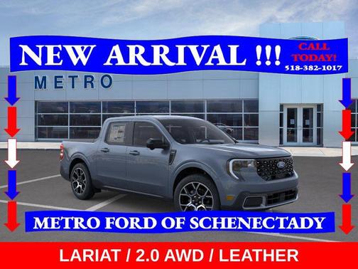 Azure Gray Metallic Tri-Coat 2026 Ford Maverick Lariat