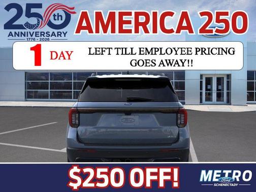 Vapor Blue Metallic 2026 Ford Explorer ST-Line