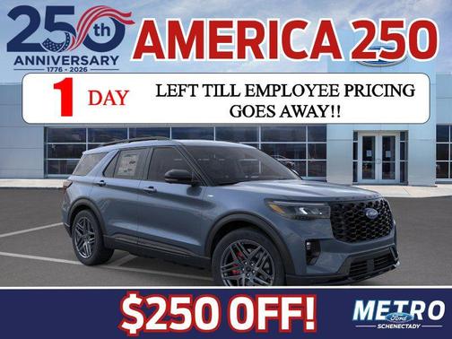 Vapor Blue Metallic 2026 Ford Explorer ST-Line
