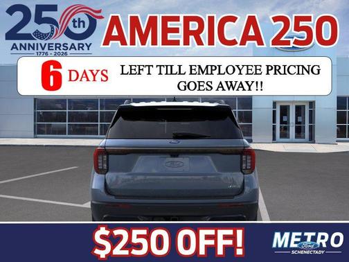 Vapor Blue Metallic 2026 Ford Explorer ST-Line