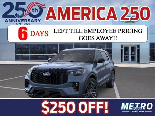 Vapor Blue Metallic 2026 Ford Explorer ST-Line