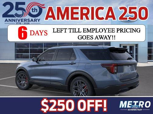 Vapor Blue Metallic 2026 Ford Explorer ST-Line